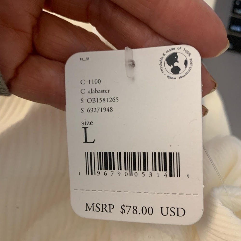 New with tags Free People alabaster thermal - Picture 15 of 16